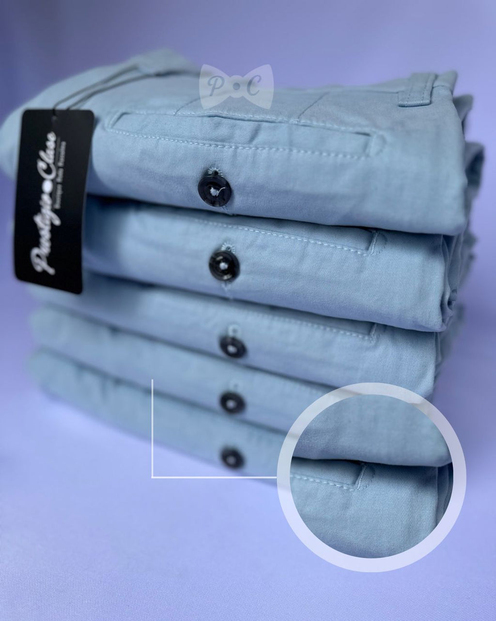 Pantalón Drill Azul Cielo