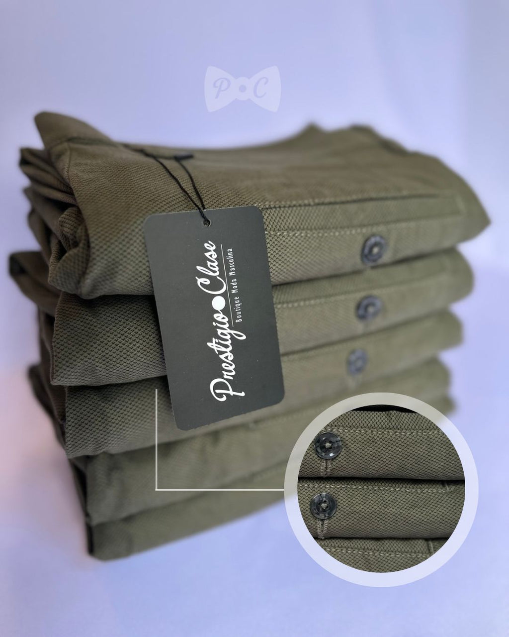 Pantalón Drill Verde Texturizado a puntos