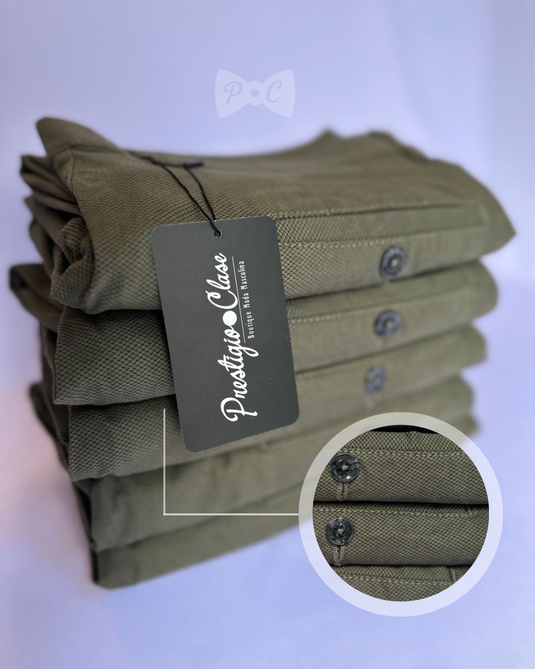 Pantalón Drill Verde Texturizado a puntos