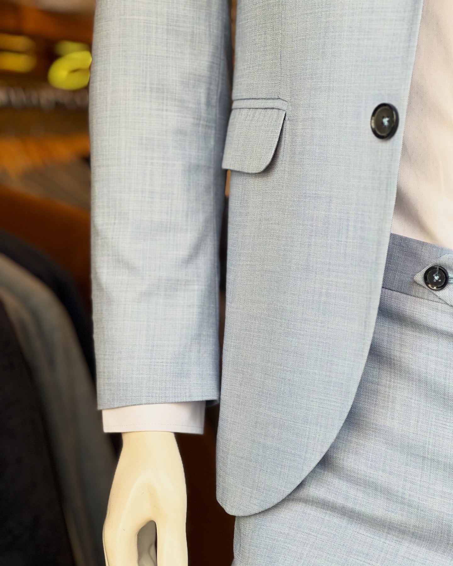Traje Azul Claro Semi-Slim, Formal Ejecutivo Dos piezas