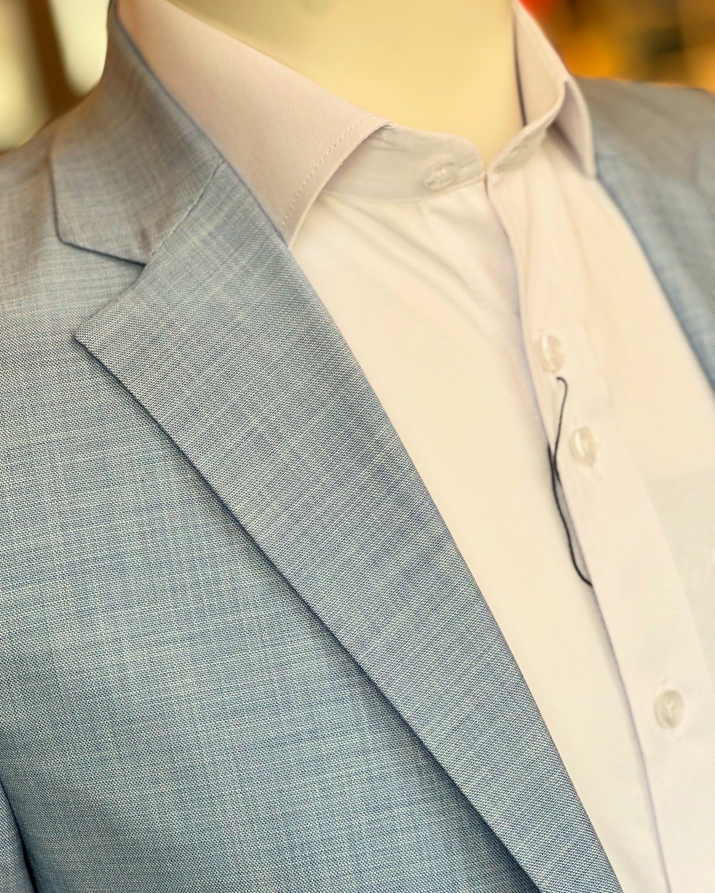Traje Azul Claro Semi-Slim, Formal Ejecutivo Dos piezas