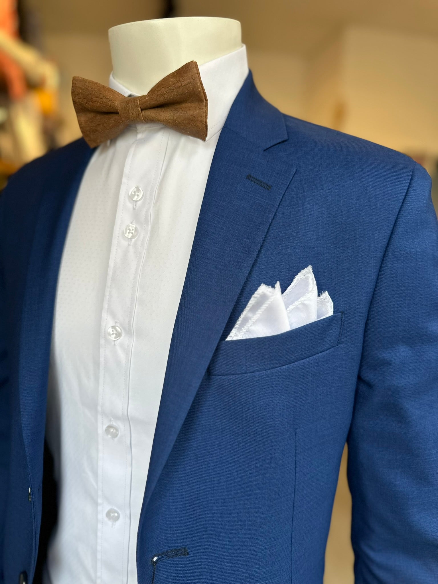 Traje Azul Cobalto Semi-Slim, Formal Ejecutivo Dos piezas