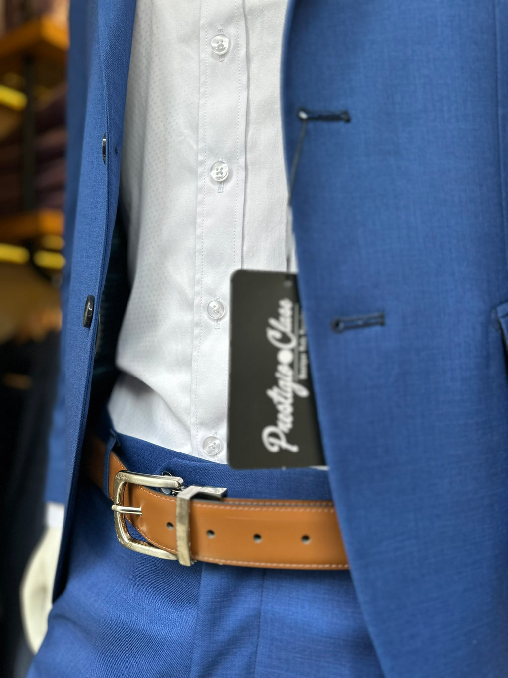 Traje Azul Cobalto Semi-Slim, Formal Ejecutivo Dos piezas