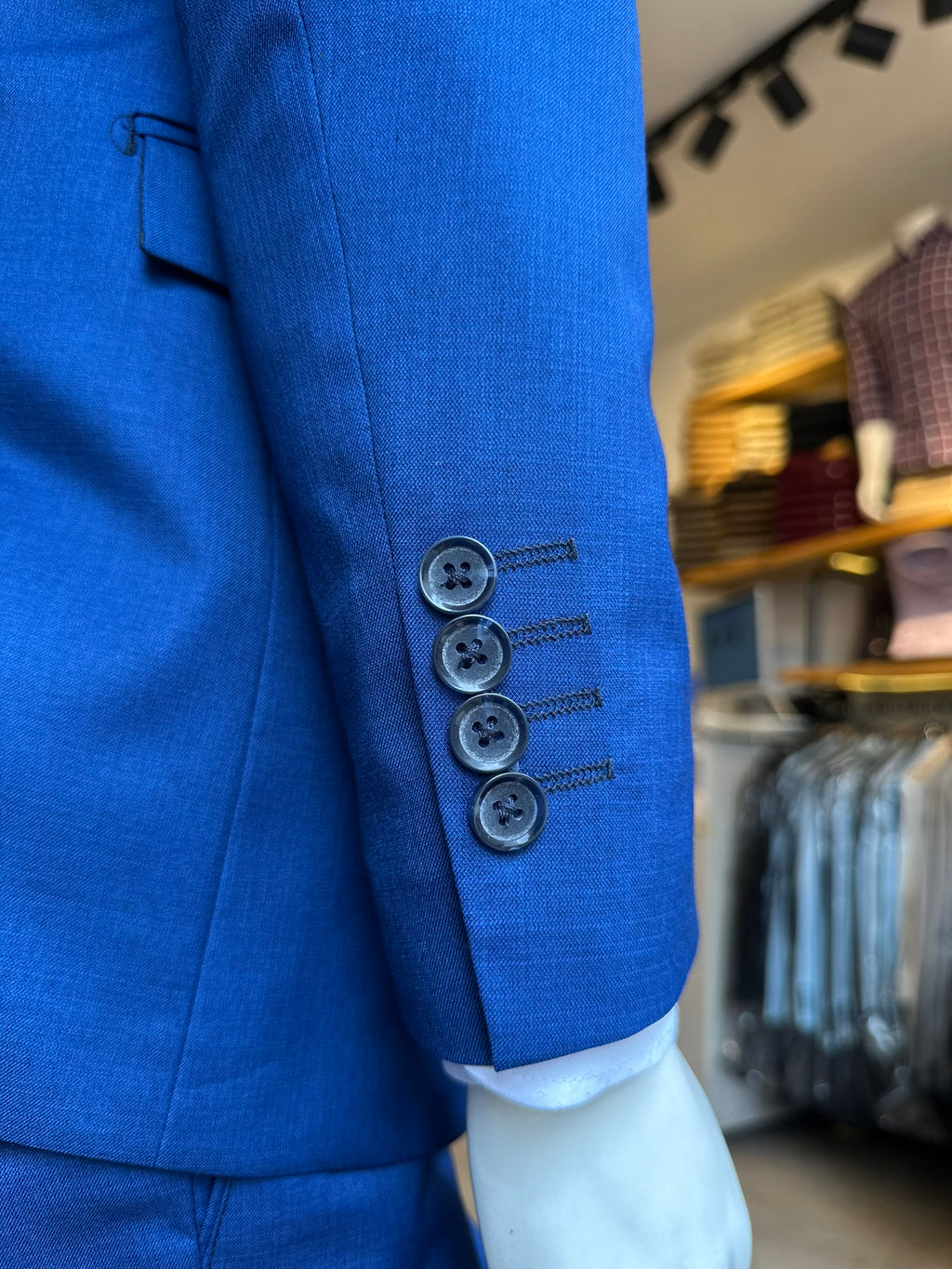 Traje Azul Cobalto Semi-Slim, Formal Ejecutivo Dos piezas