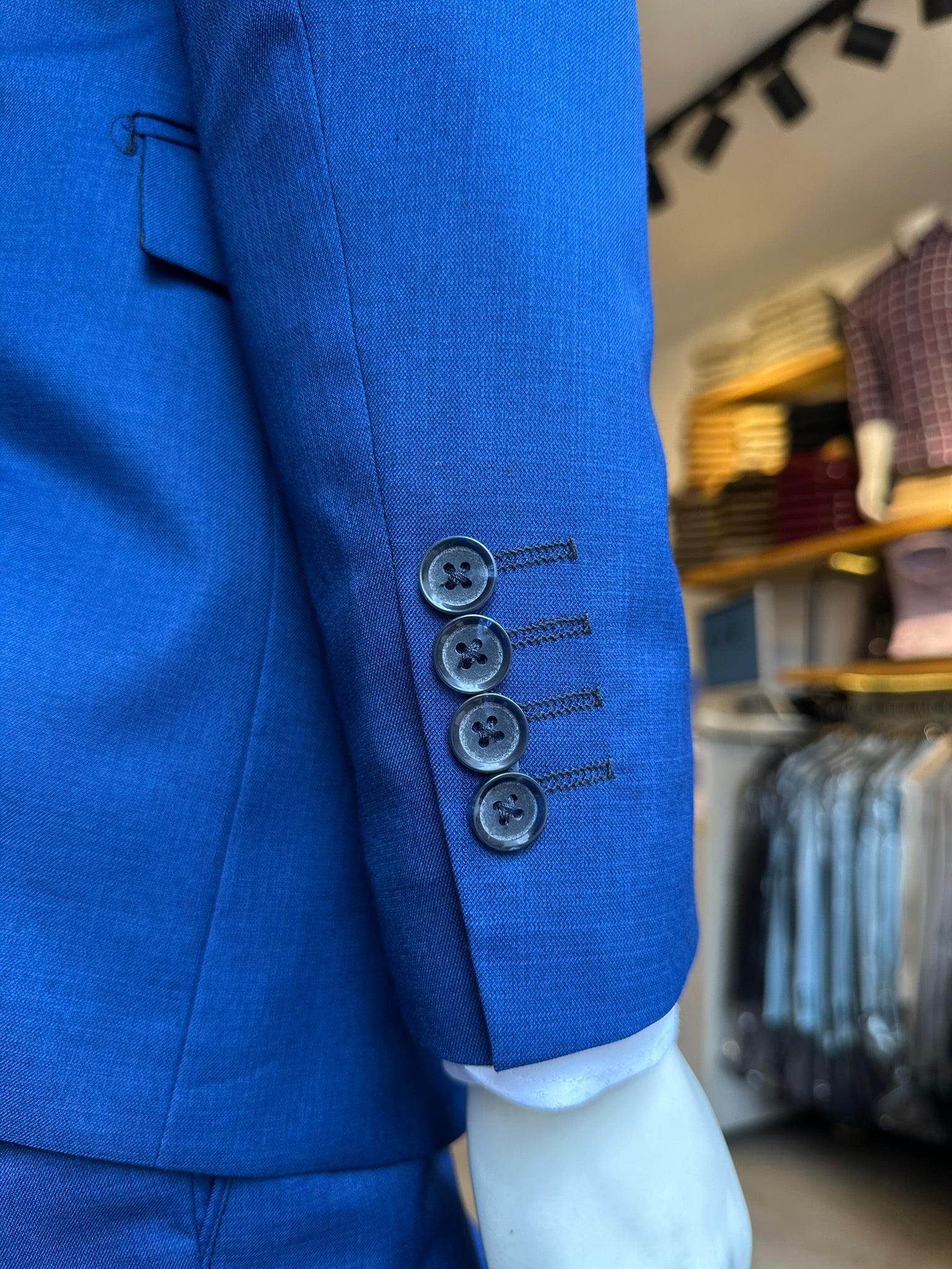 Traje Azul Cobalto Semi-Slim, Formal Ejecutivo Dos piezas