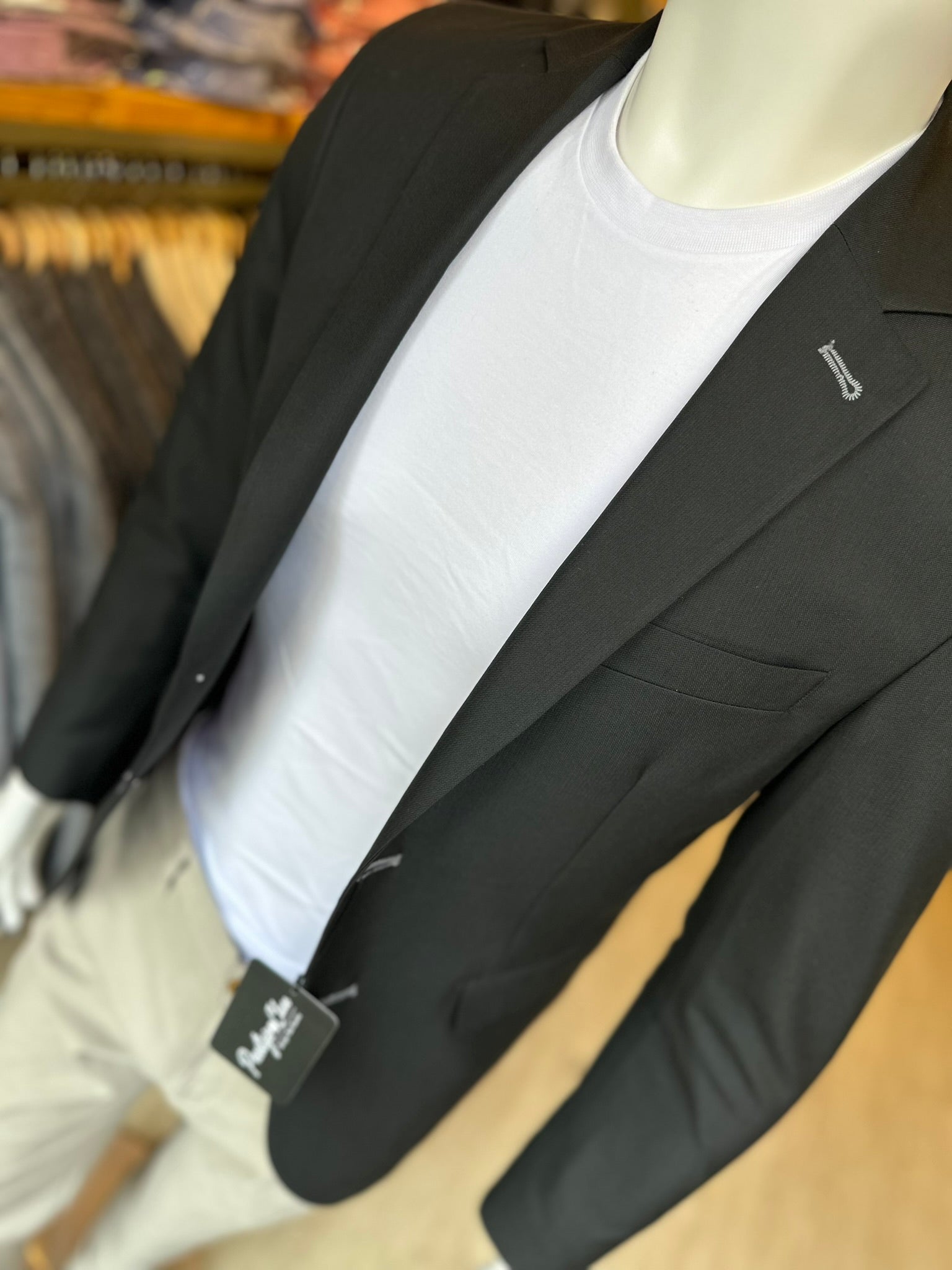 Blazer Negro Semi-Slim