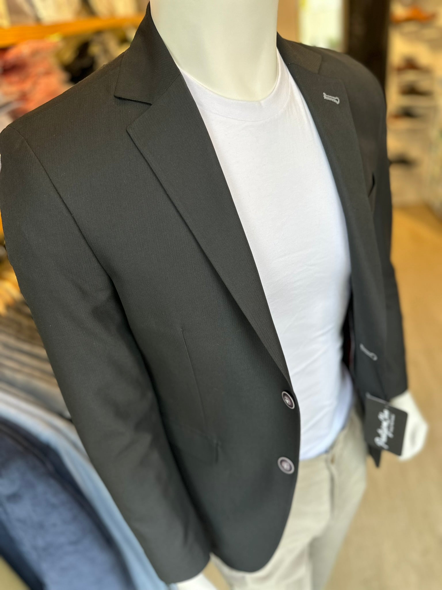 Blazer Negro Semi-Slim