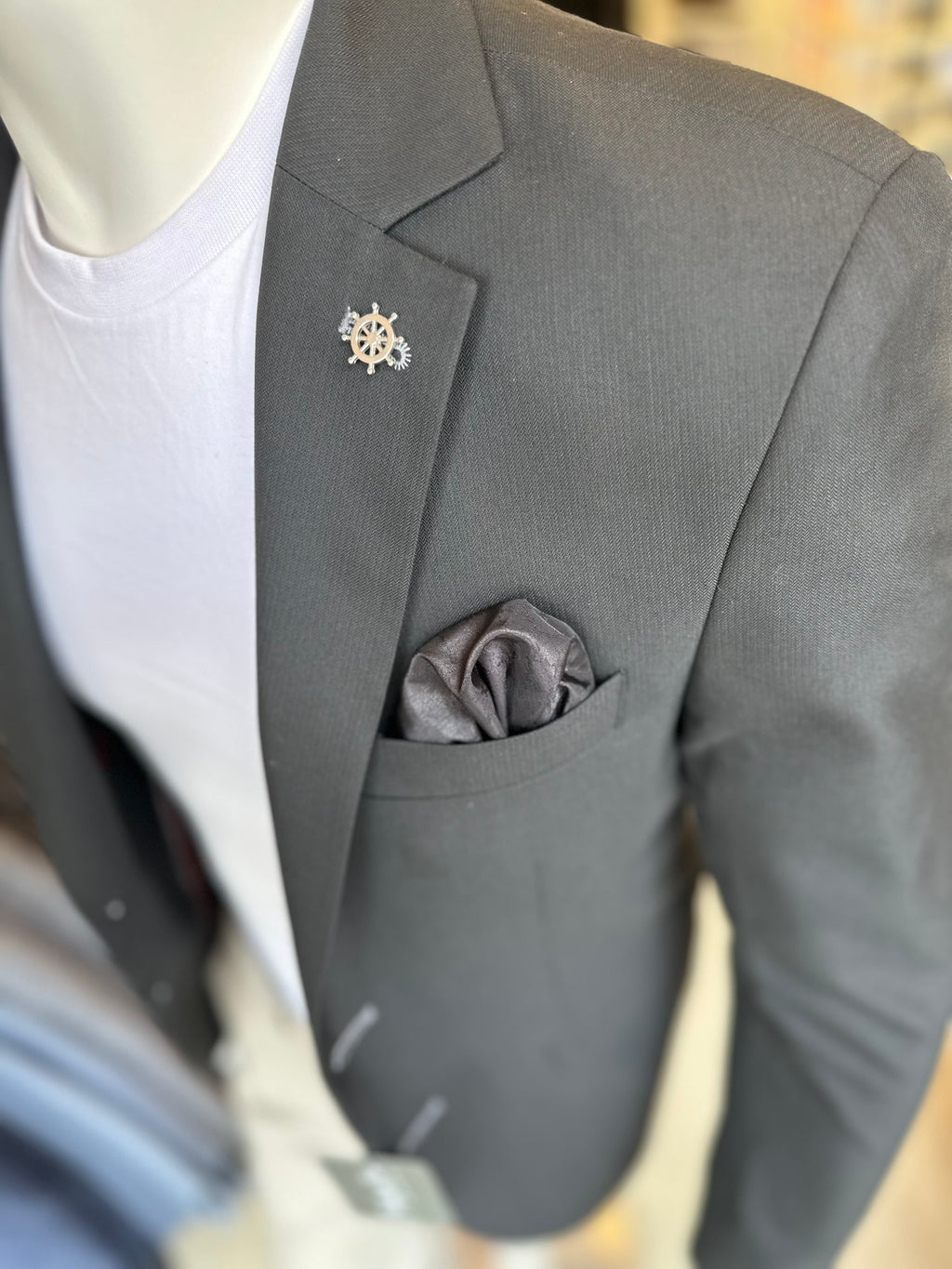 Blazer Negro Semi-Slim