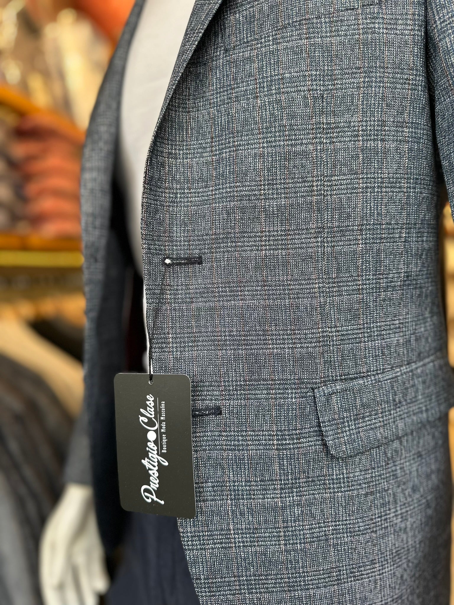 Blazer Lino Gris Semi-Slim