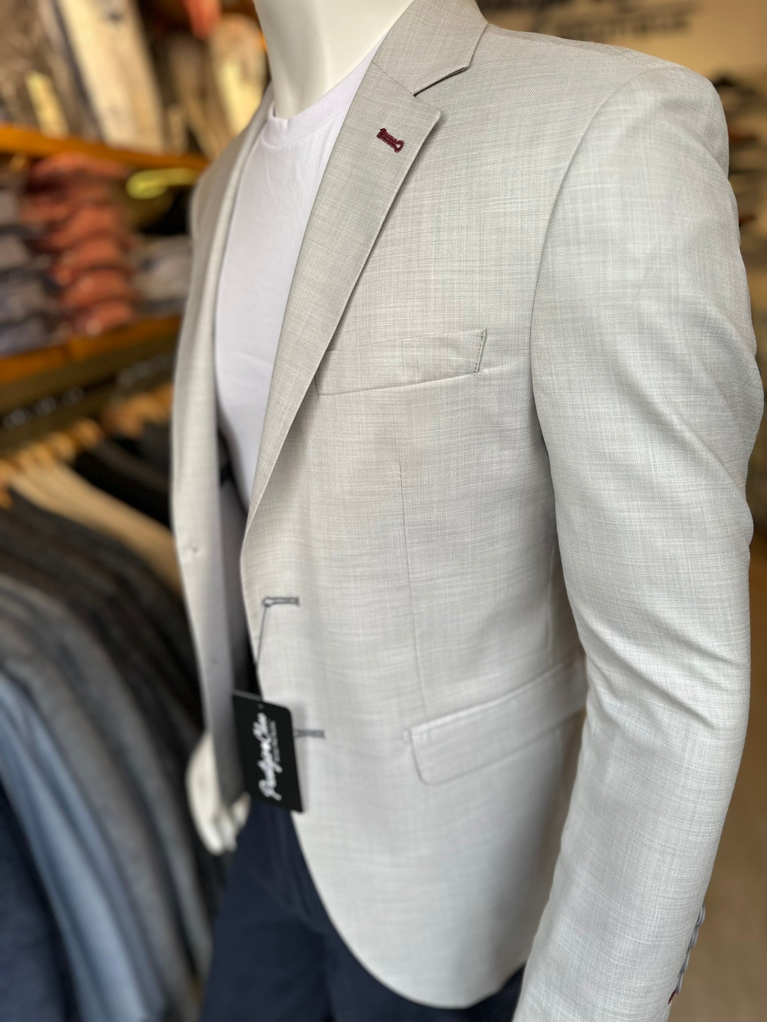 Blazer Gris Semi-Slim
