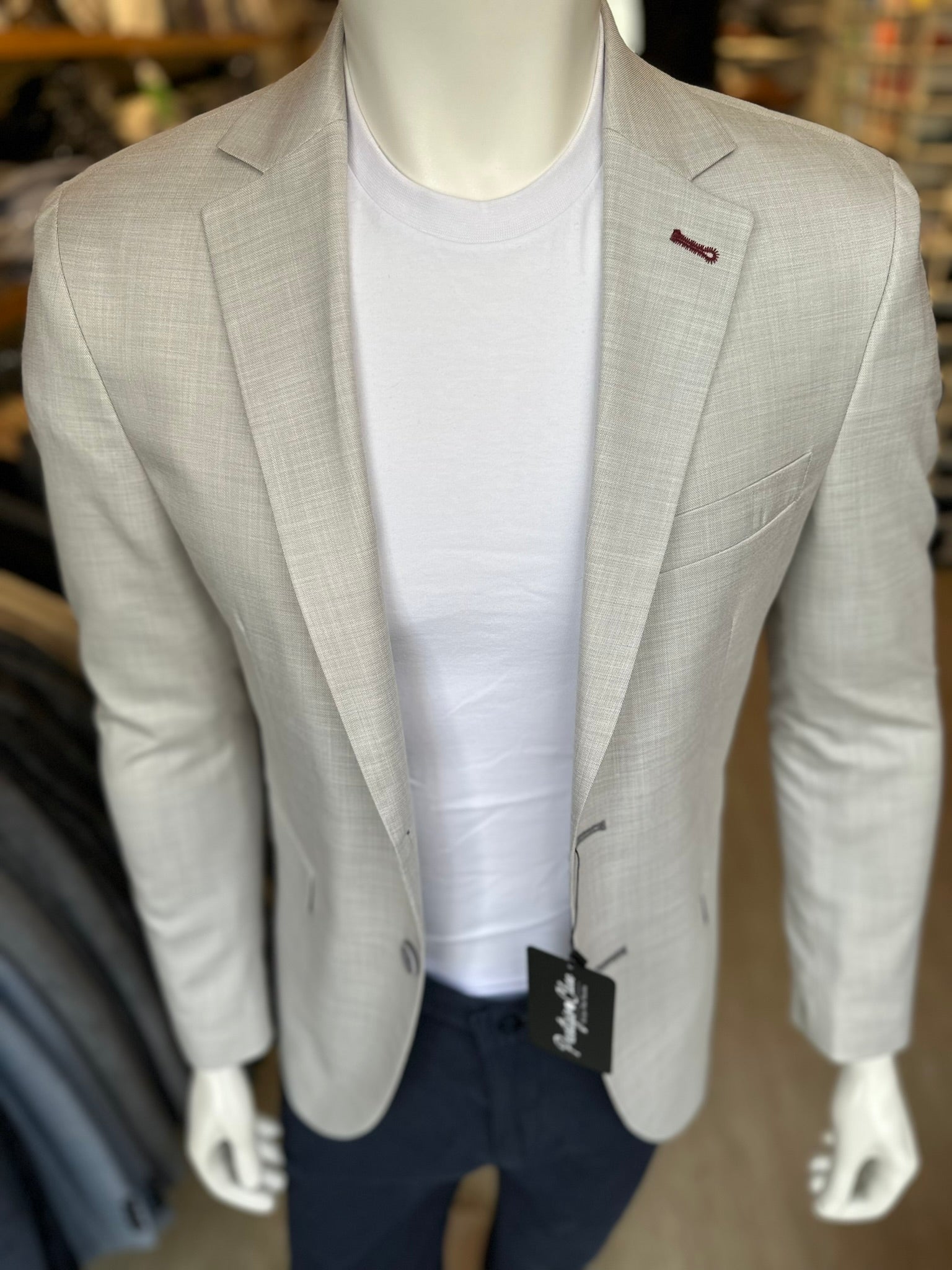 Blazer Gris Semi-Slim