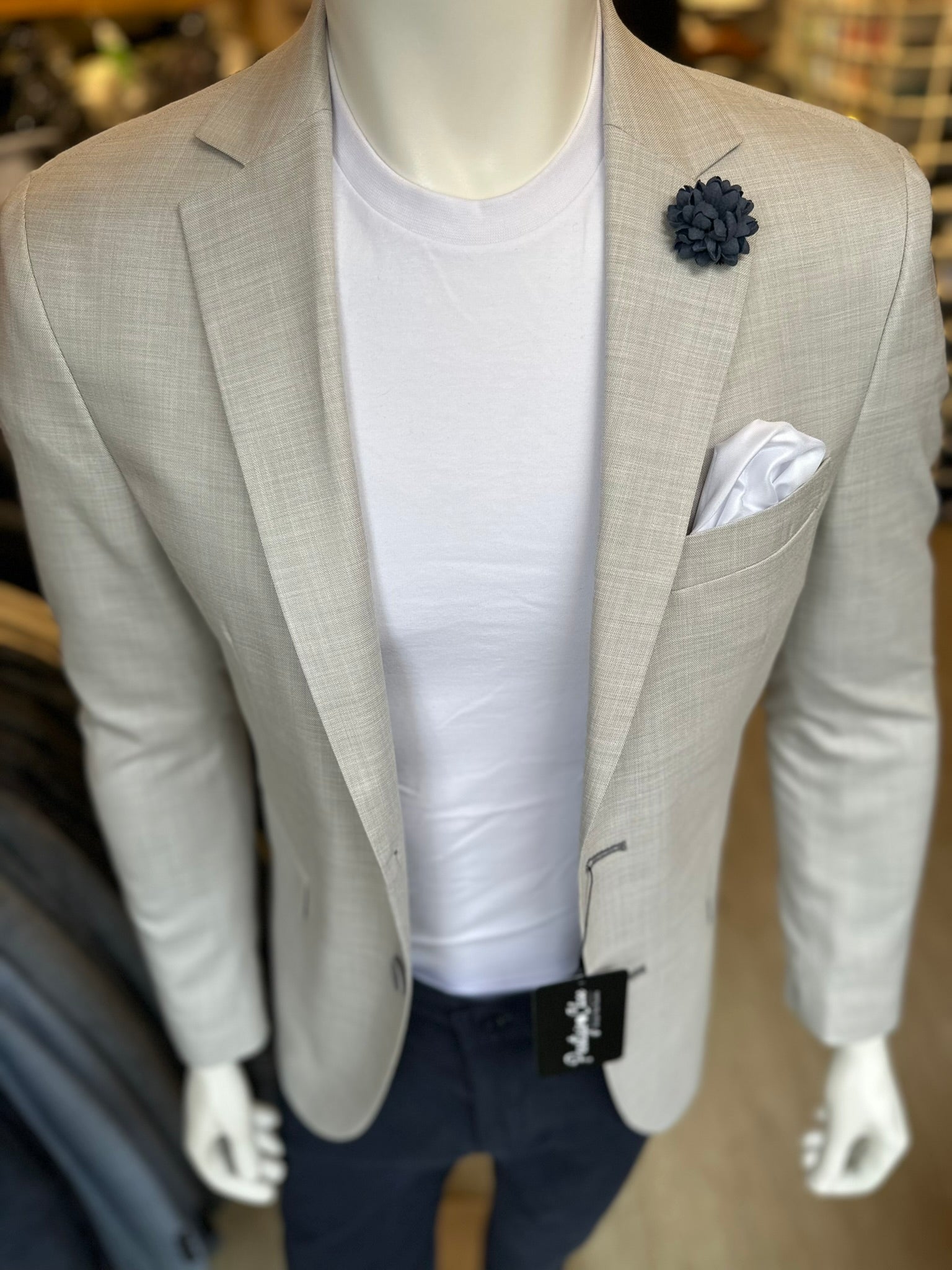 Blazer Gris Semi-Slim