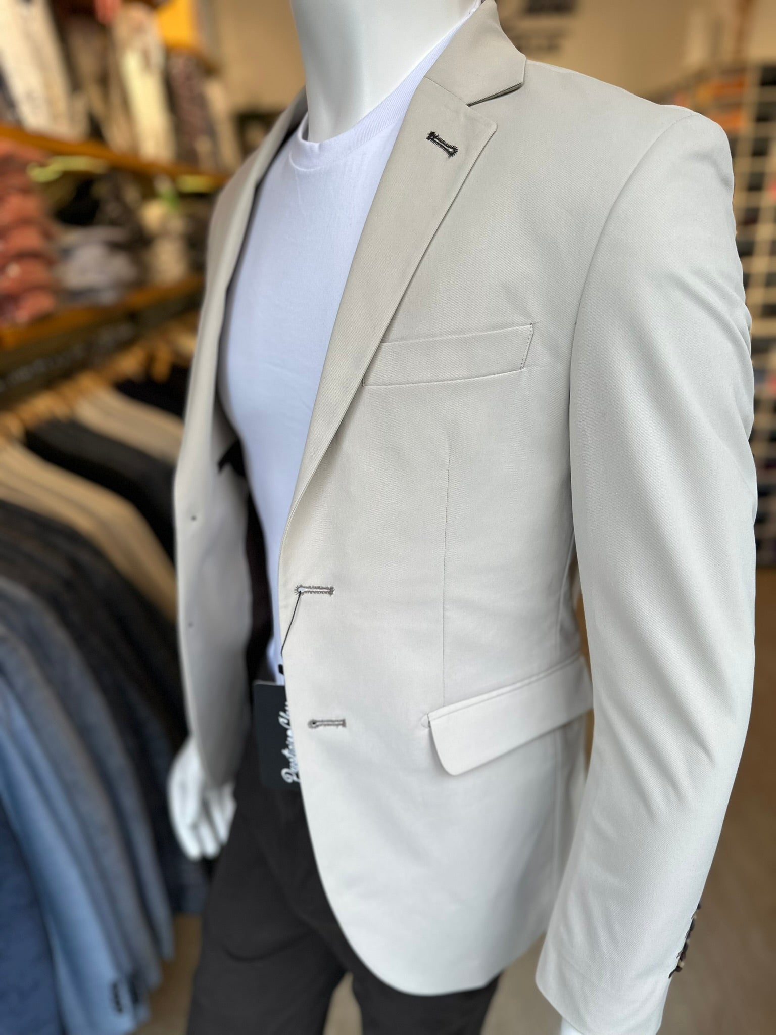 Blazer Beige Semi-Slim