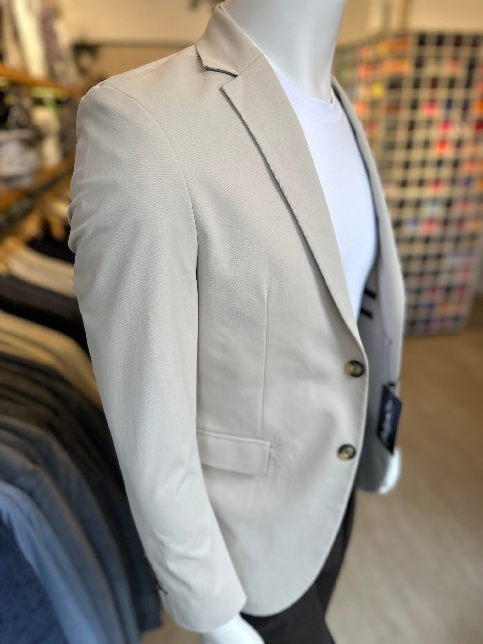 Blazer Beige Semi-Slim