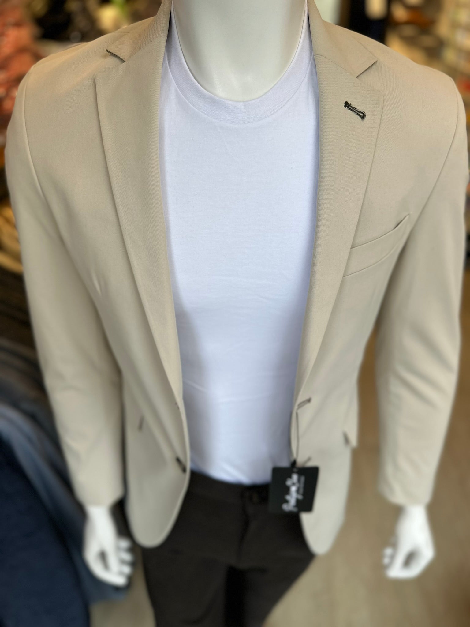 Blazer Beige Semi-Slim