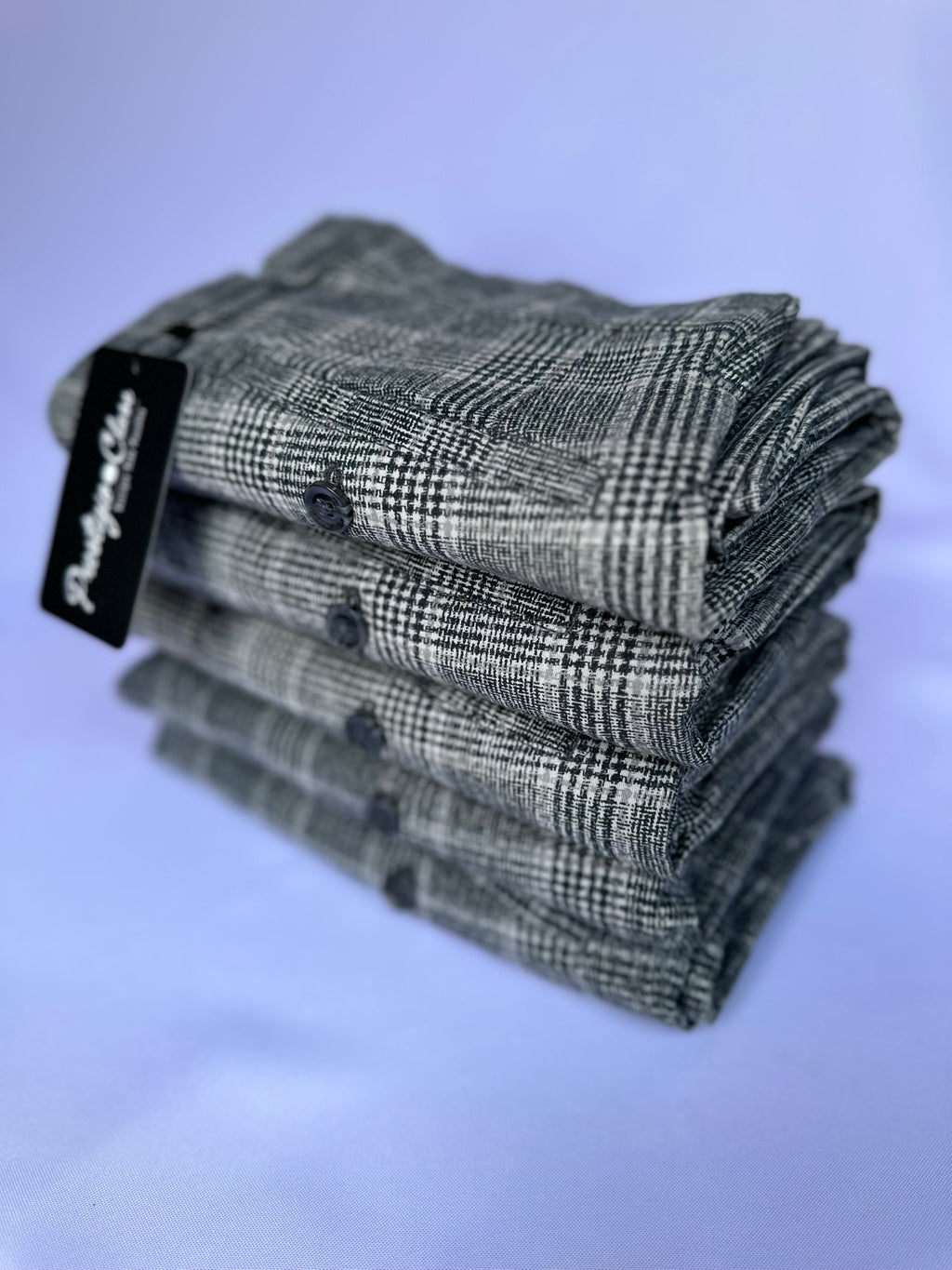 Pantalón Drill Gris a Cuadros